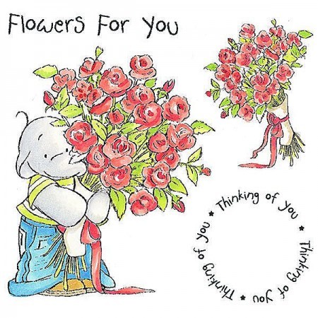 Stempel Flowers for you (unmontiert)