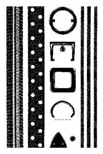 Clear Stamps Ribbon Belt & Buckles