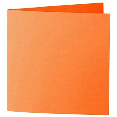 Karte quadratisch gross orange