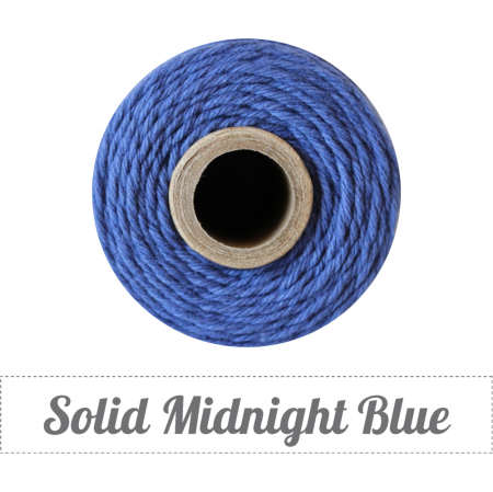 1 Rolle Twine Solid Midnight Blue