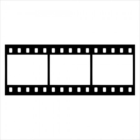 Schablone Film Strip Fragments 1x4"