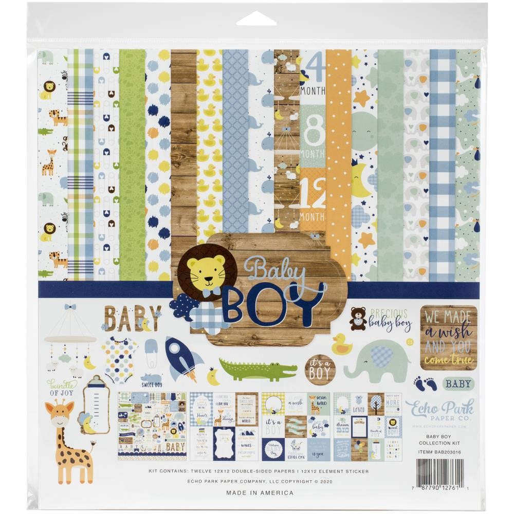 Scrapbooking-Collection Baby Boy 12 x 12"