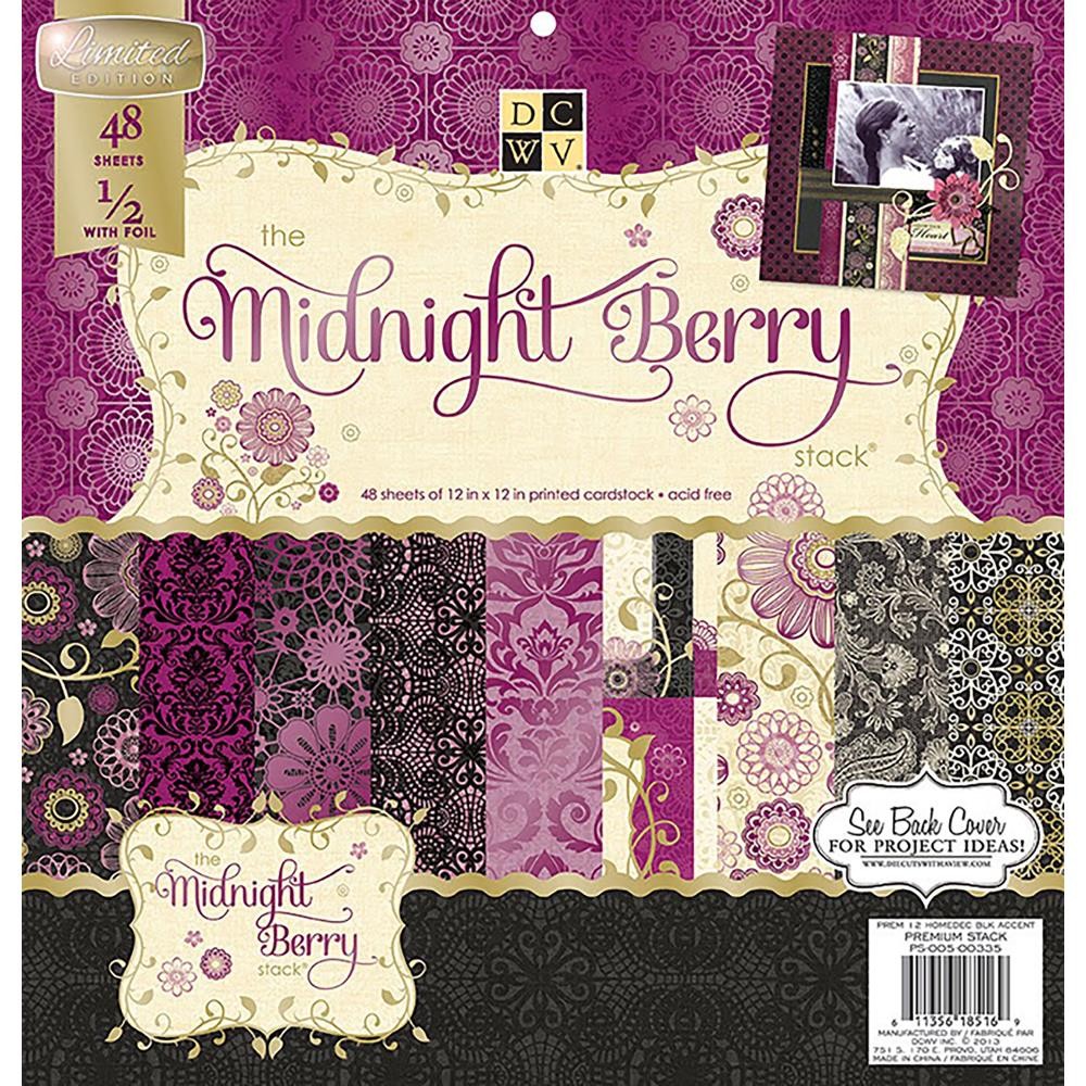scrapbooking-Block Midnight Berry 12 x 12"