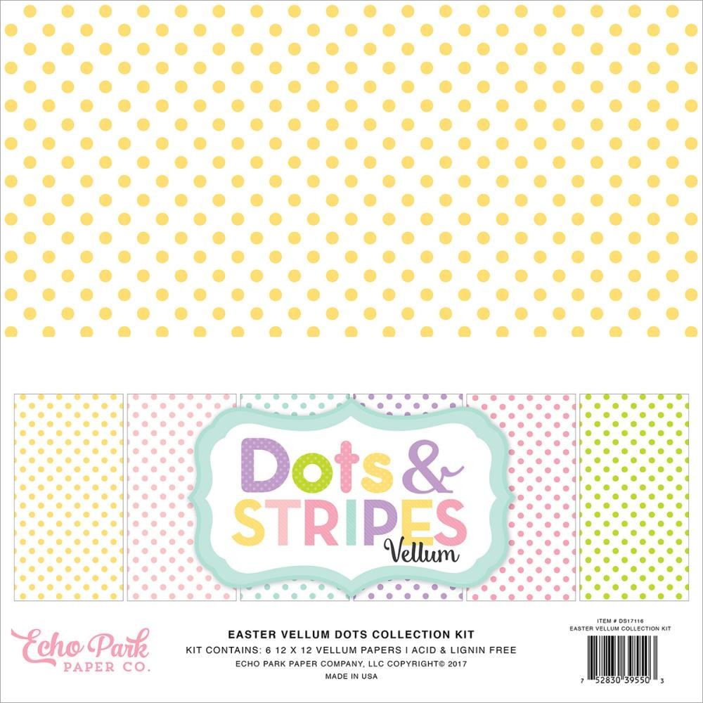 Easter Vellum Dots Collection 12 x 12"