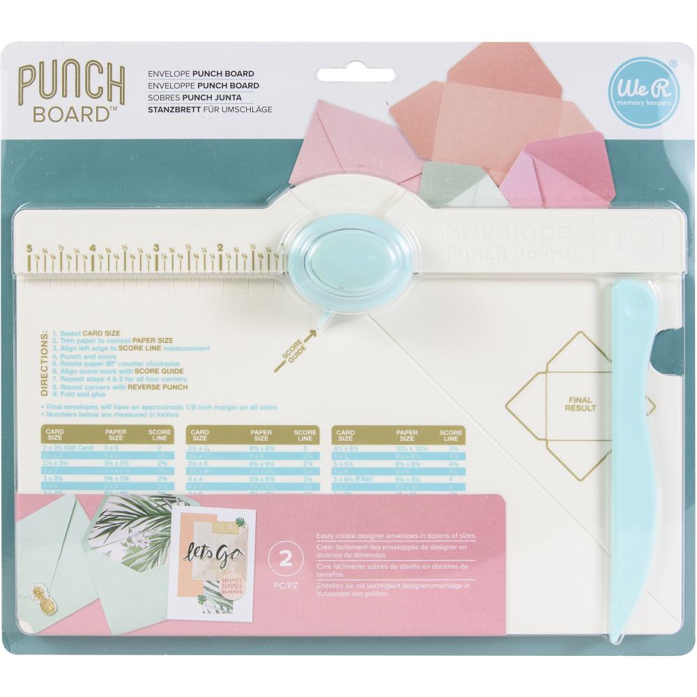 Envelope Punch Board / Kuvert- & Boxenstanzbrett in Inch