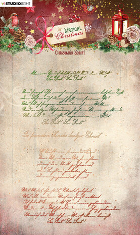 Clearstamp 'Christmas script'
