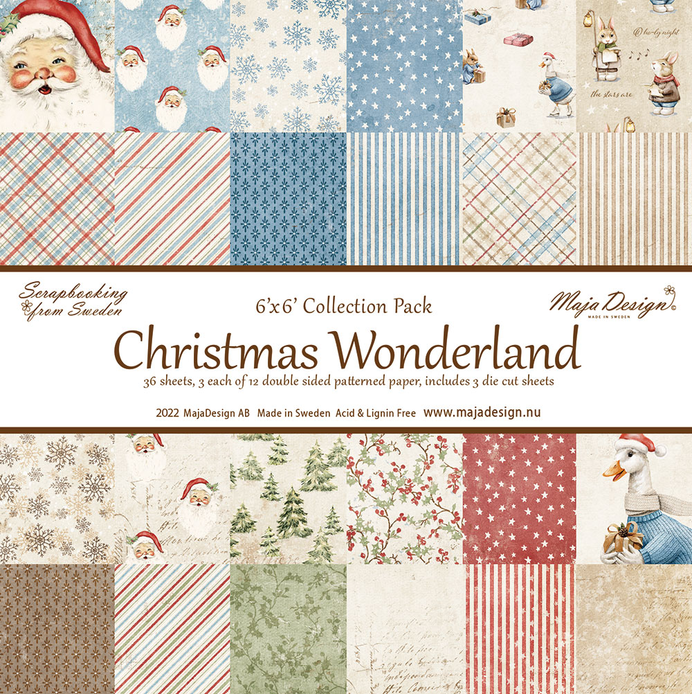 Block Christmas Wonderland 6 x 6" 