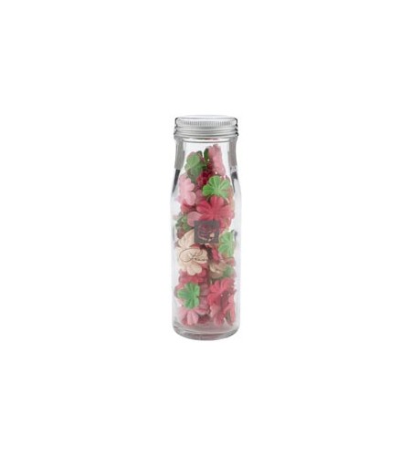 Blumen in Sachets weiss/Rosa/Pink/Hellgrün