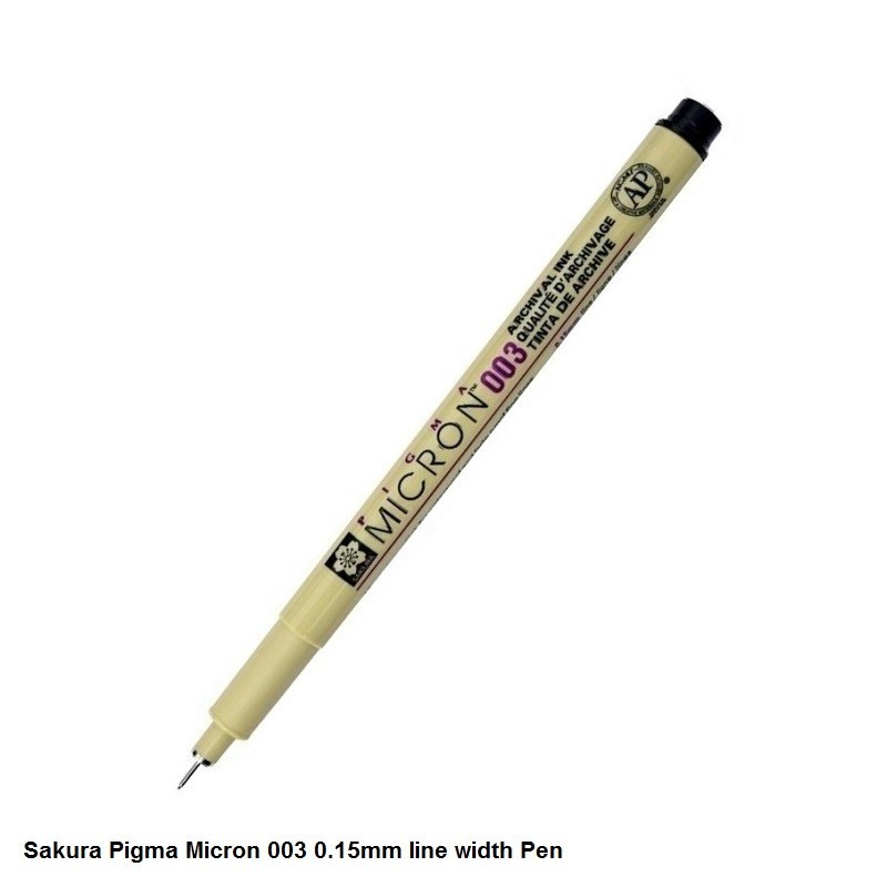 Stift Micron 003 schwarz
