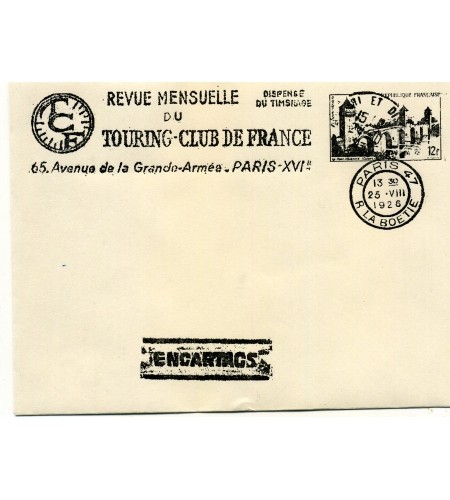 Umschlag Touring Club de France
