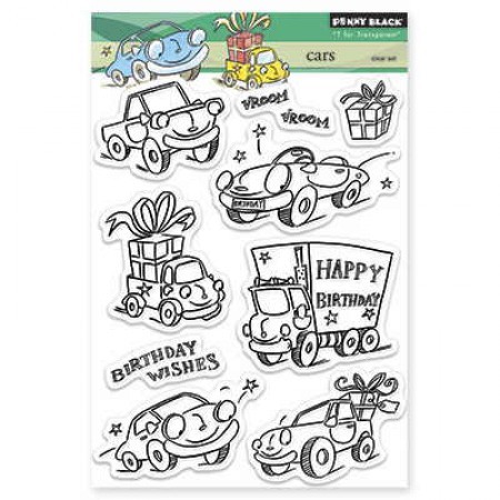 Clear Stamp Cars