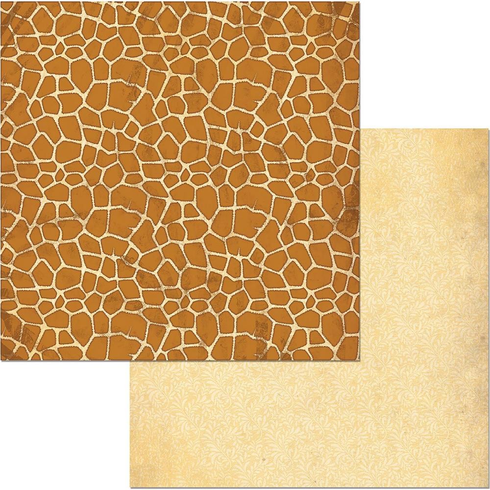 Scrapbooking-Papier Jungle Life Giraffe