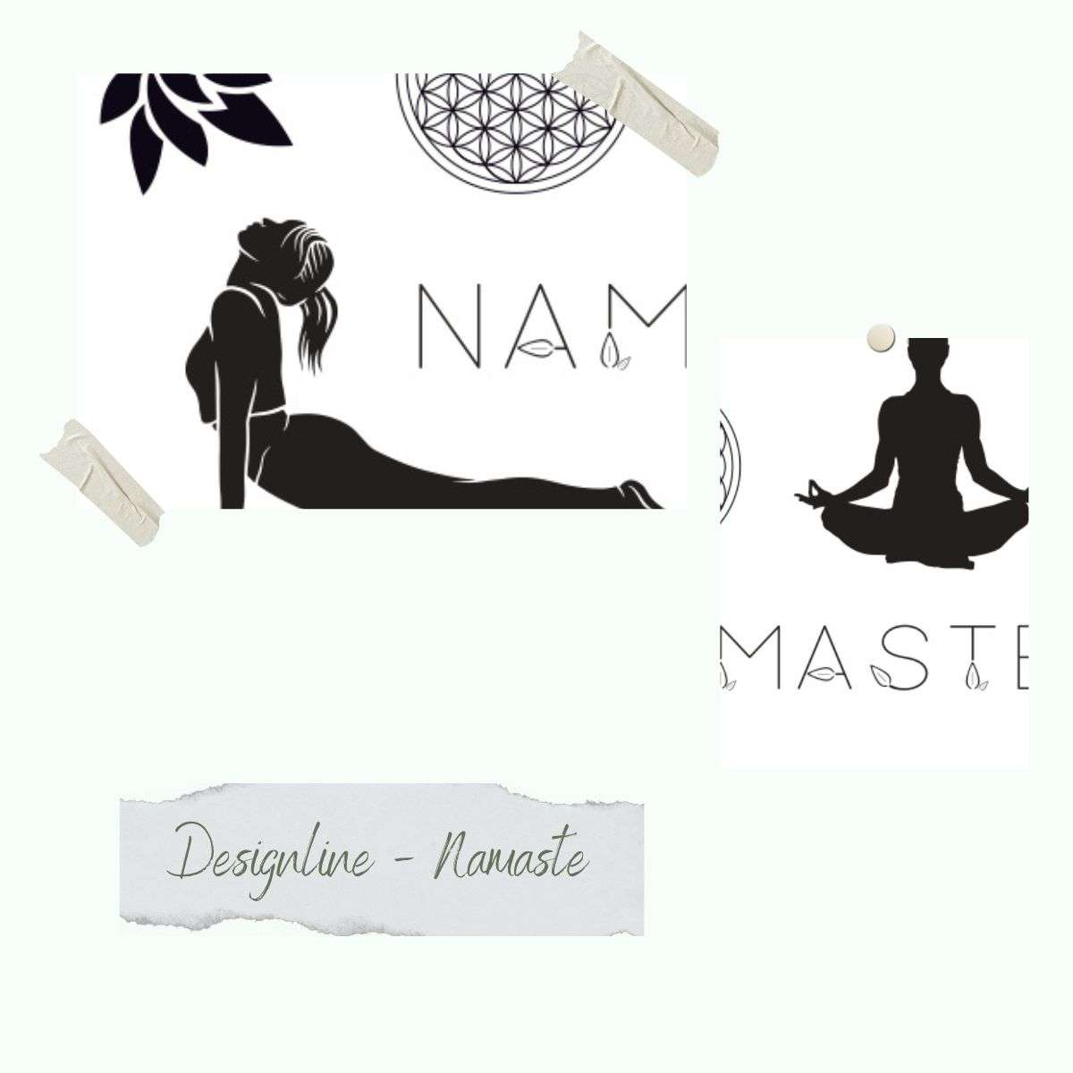 Clear Stamp Set 'Namaste'