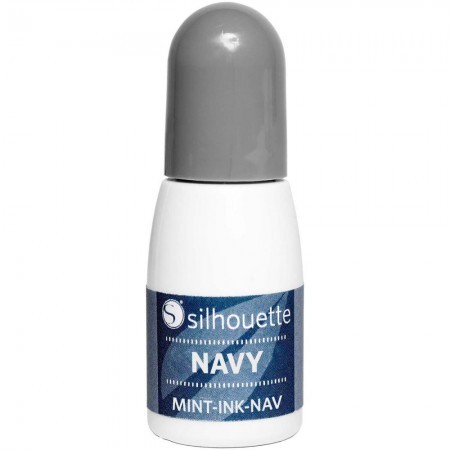 Silhouette Mint Stempelfarbe Navy