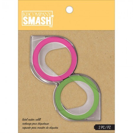 Smash Ersatzprägebänder Grün & Pink