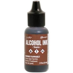 Alkohol Ink Sepia
