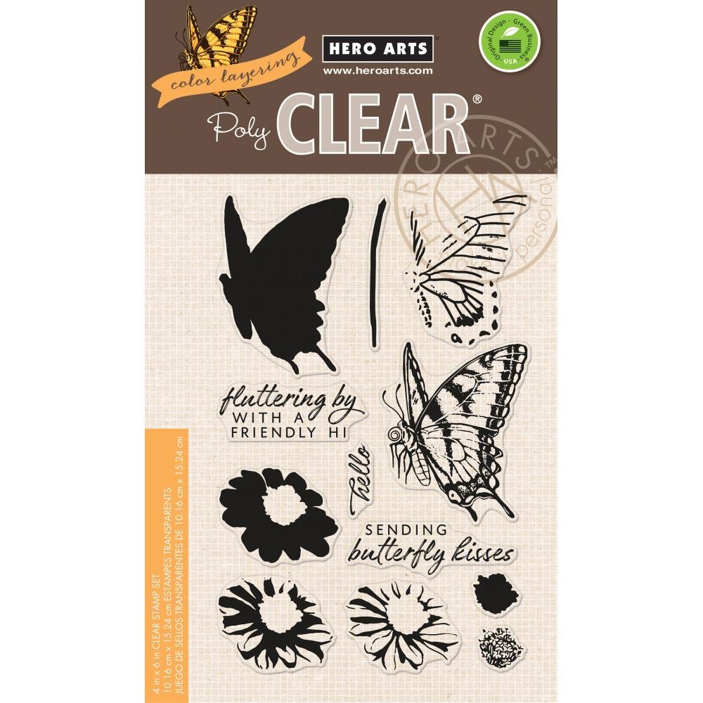 Clear Stamps Color Layering Swallowtail
