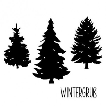 Clear Stamps Winter Tannen