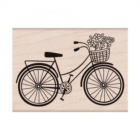 Damen Fahrrad (mit Korb und Blumen)