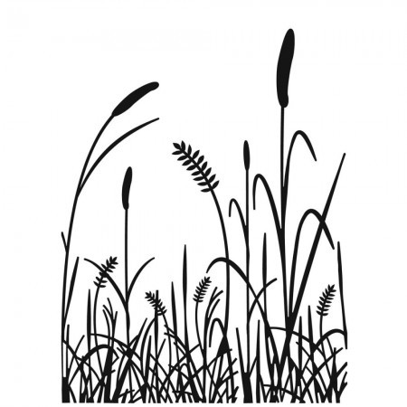 Prägeschablone Grass