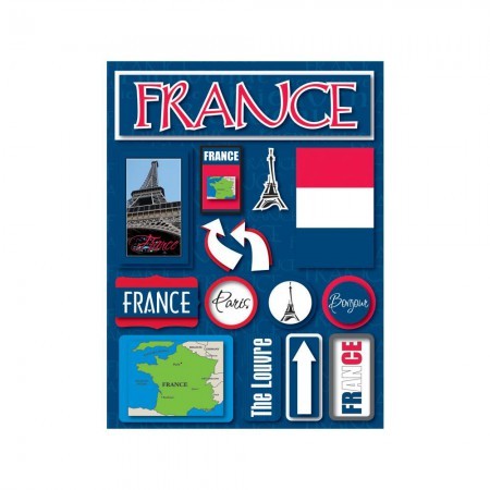 3D-Stickers Frankreich