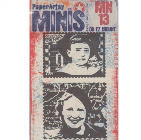 PaperArtsy Mini Stempel Briefmarken(Postage Stamp)