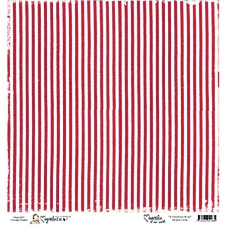 Scrapbooking-Papier "A Christmas Story" Striped Cloth