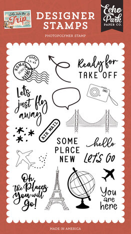 Clearstampset 'Let's Take the Trip /Some Place new 