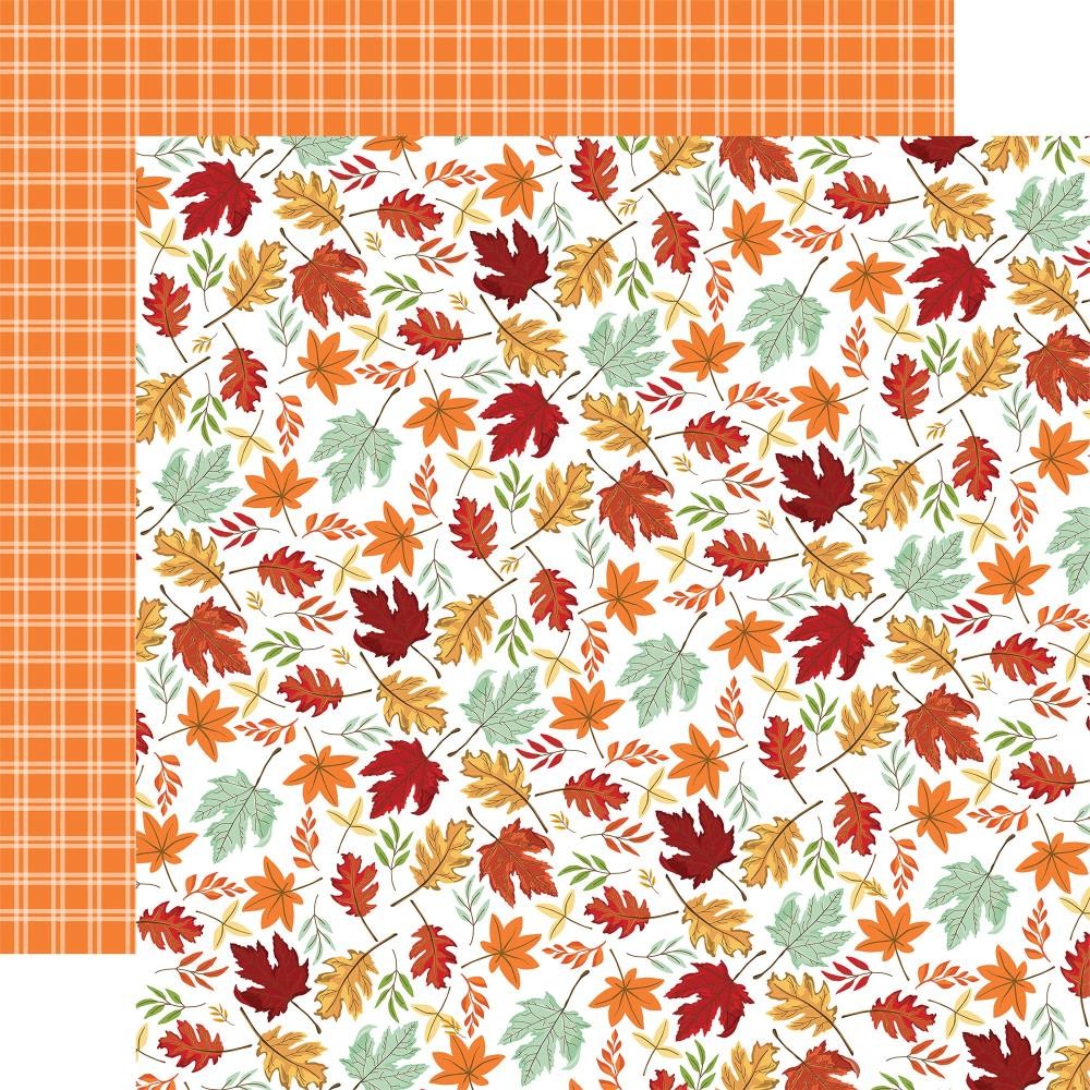 Scrapbooking-Papier Welcome Autumn Crisp Leaves 12''