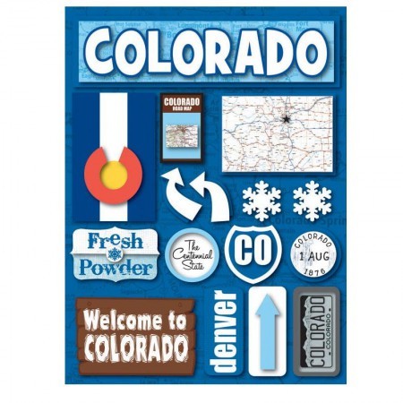 3D-Stickers Colorado / USA