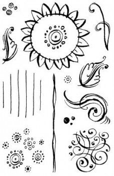 Clear Stamp Sunflowers