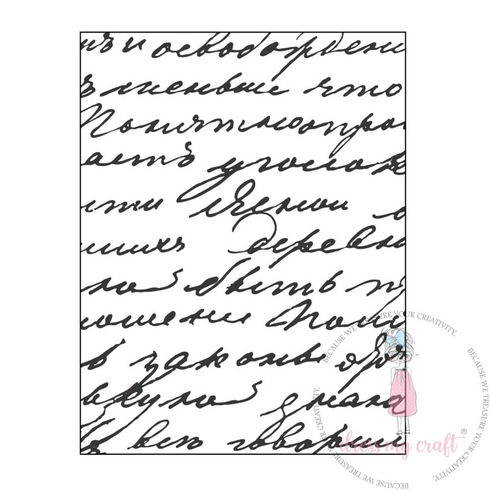 Prägeschablone Vintage Script