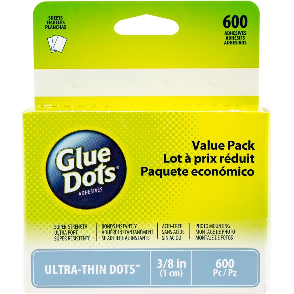 Glue Dots Ultra Dünn 3/8" (Sparbox)