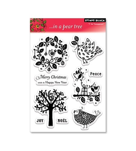 Clear Stamps in a pear tree