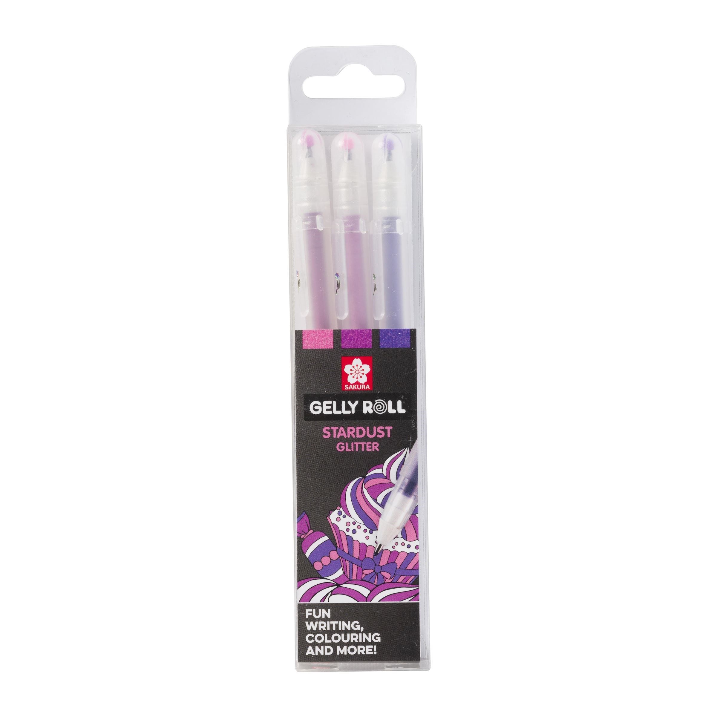 Stift Gelly Roll Stardust Pink /Violett Glitter