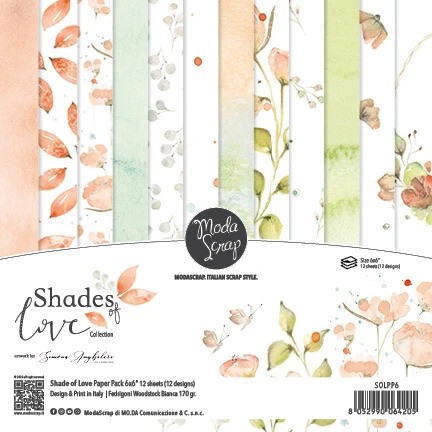 Scrapbooking-Collection Shades of love 6 x 6"