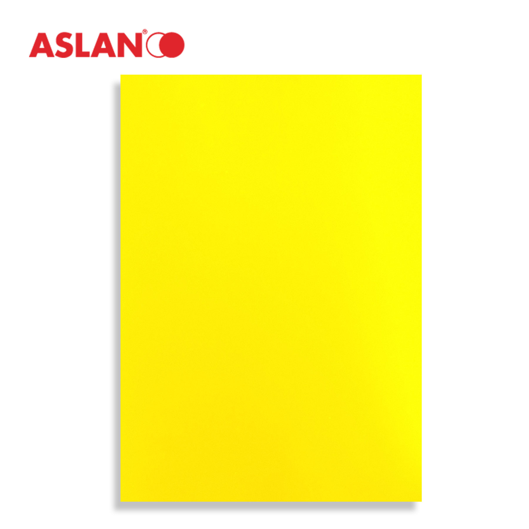 Vinyl Folie beflockt 'ASLAN CaressColour' gelb A4