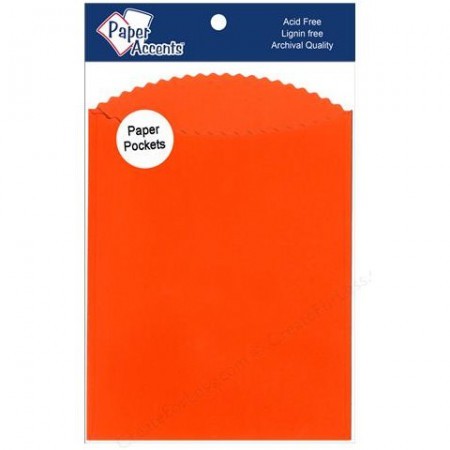 Papiertaschen / Paperbags Orange 5"x 7"