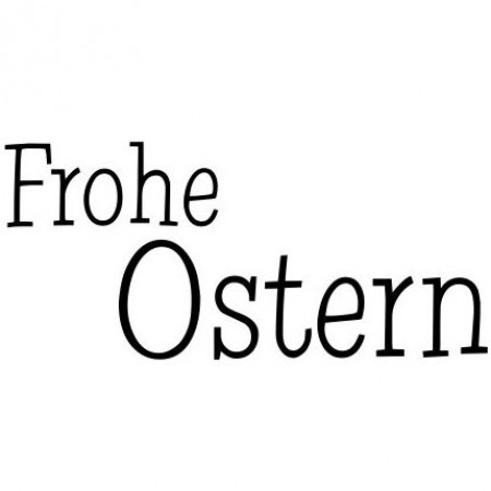 Holzstempel Frohe Ostern