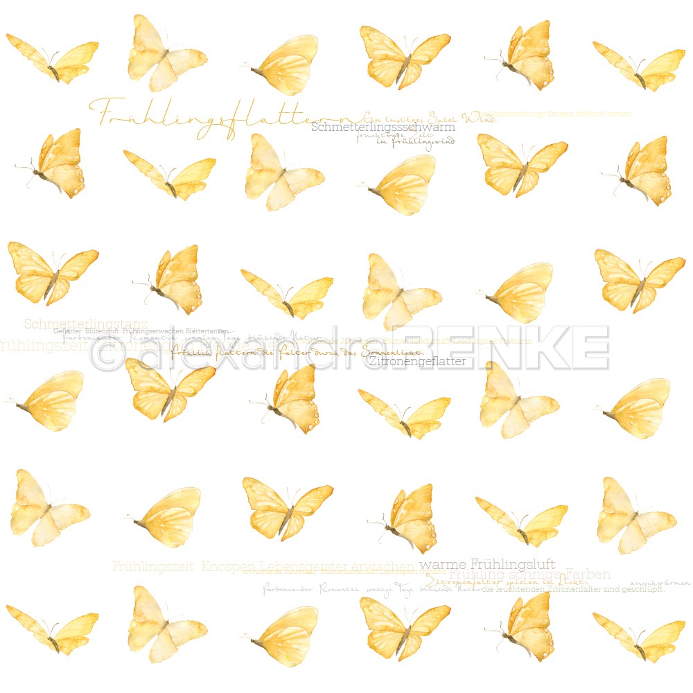 Design-Papier Schmetterlinge