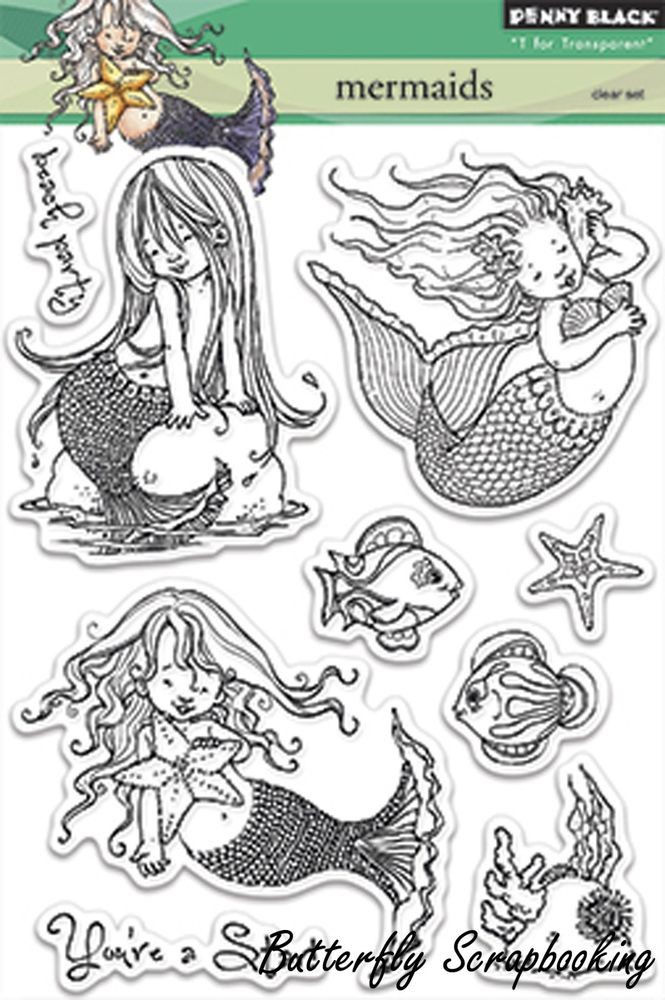Clear Stamps Mermaids