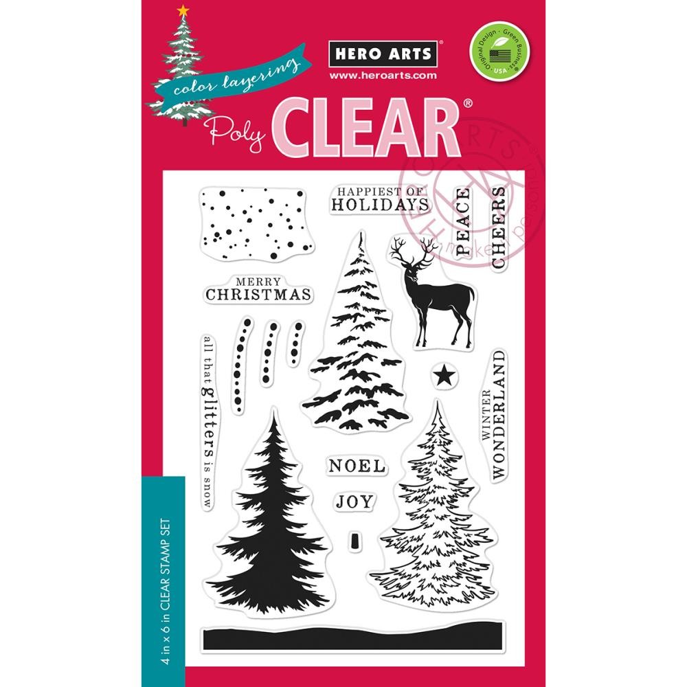 Clear Stamp Snowy Tree
