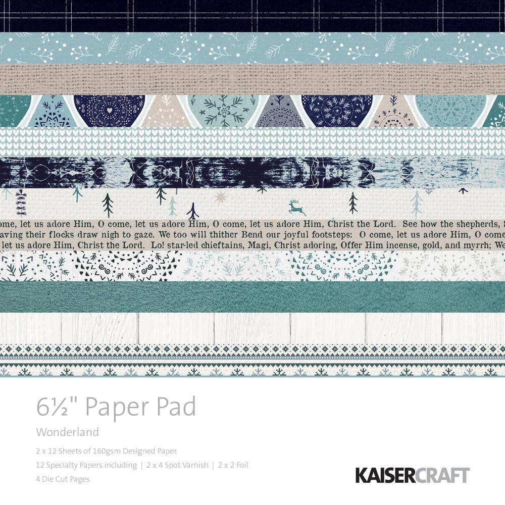 Paper Pad 6.5" Wonderland 40 Seiten