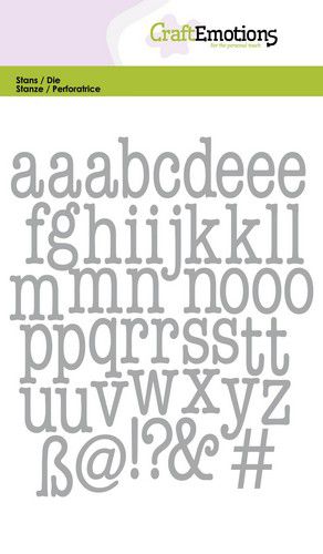 Stanzschablone alphabet typewriter Kleinbuchstaben