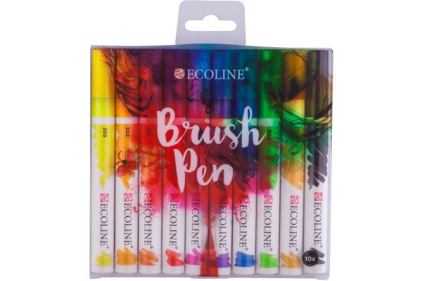 Brush Pen Ecoline 10er Set