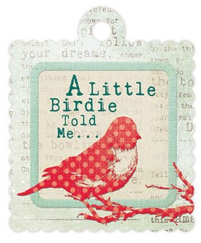 Journaling Tag Little Birdy