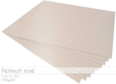 Cardstock 12"x12" 250g/m² (30,5 x 30,5cm) in Perlmutt rose