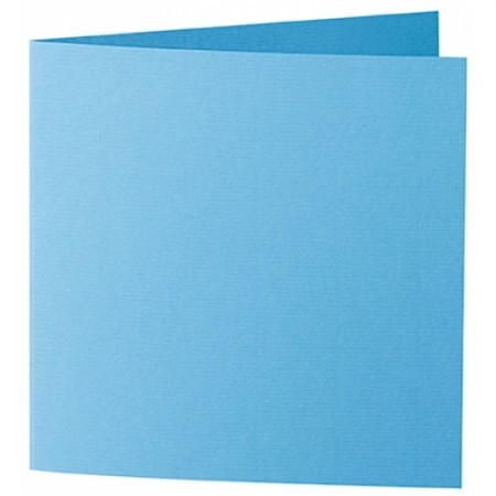 Karte quadratisch gross marienblau