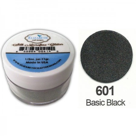 Microfine Glitterpulver Basic Black