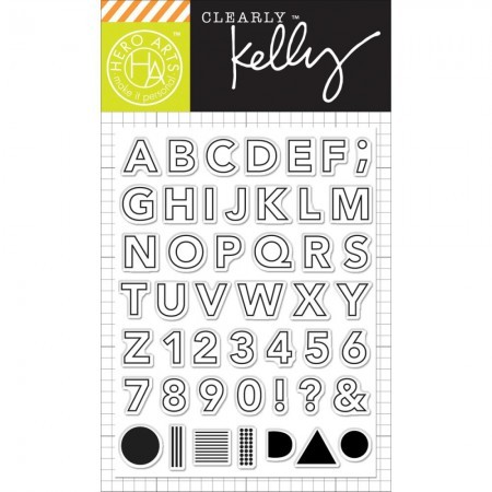 Clear Stamps Kelly's Outline Letters